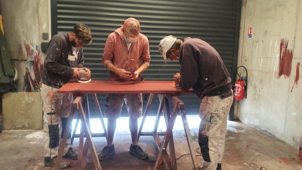 L'Atelier peinture en bâtiment